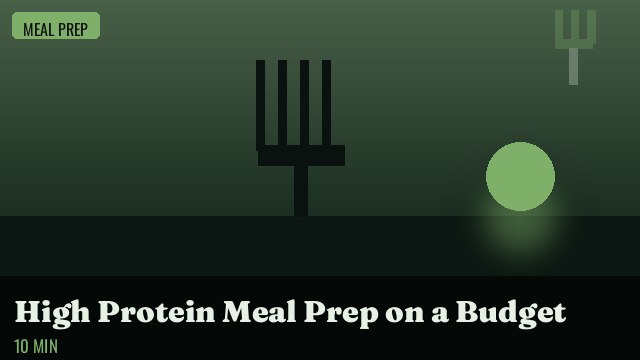 Simple High Protein Meal Prep on a Budget **Breakfast, Lunch & Dinner under £20**